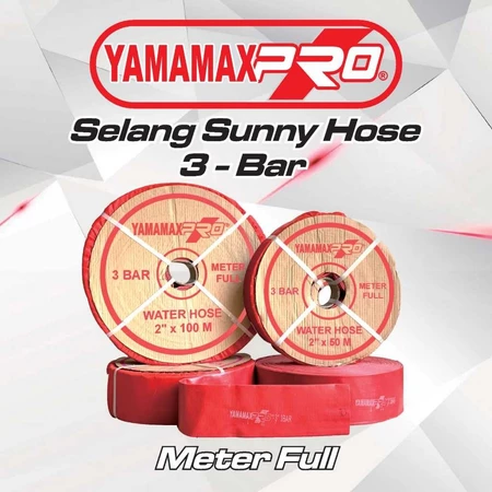 SELANG SUNNY MERAH / SUNNY HOSE / SELANG BUANG IRIGASI ALKON "EFOS/YAMAMAX" [3X50]  3 BAR